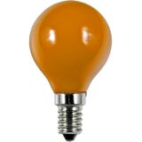 LED E14 Fila Ball G45x75 230V 1W AC Orange Non-Dim
