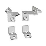 Set of brackets for AC/KC mounting plates