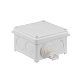 Surface junction box N80x80 white