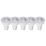 LED SMD Bulb - Spot MR16 GU10 4.5W 345lm 2700K Frosted 38°  - 5-pack