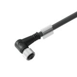 Sensor-actuator Cable (assembled), One end without connector, M12, Num