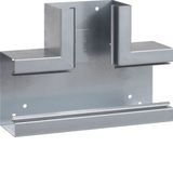 T-piece of base profile for BRS 85x130mm lid 80mm of sheet steel galva