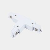 White right “T” connector without frame