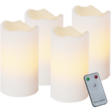 LED Pillar Candle 4P Advent