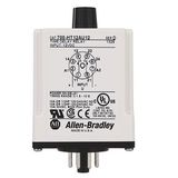 Allen-Bradley, 700-HT General Purpose Tube Base Timing Relay, On Delay Timer, 0.1 to 10 Seconds, DPDT, 24V AC/DC