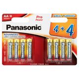 PANASONIC Pro Power LR6 AA BL4+4