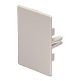 WDK HE60090CW  End piece, for WDK channel, 60x90mm, creamy white Polyvinyl chloride