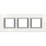 AXOLUTE - COVER PLATE 2X3P 71MM HOR. AXOLUTE WHITE