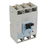 MCCB DPX³ 1600 - thermal magnetic release - 3P - Icu 36 kA (400 V~) - In 800 A