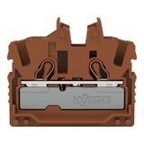 2052-321/000-014 2-conductor miniature through terminal block; with operating slots; 2.5 mm²