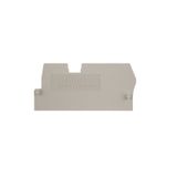 Partition plate (terminal), End and intermediate plate, 57.55 mm x 34.