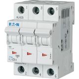 Miniature circuit breaker (MCB), 1 A, 3p, characteristic: C