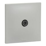 Urbano terminal TV socket in grey finish