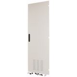 Cable area door, ventilated, IP42, MCC, right, HxW=2000x600mm, grey