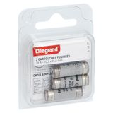 Fuse cartridges for fuse holders - with indicator - 10.3x31.5mm - 16A