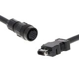 1S series servo encoder cable, 5m, 230V: 900W-1.5kW, 400V: 400W-15kW