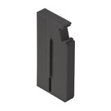 End and partition plate for terminals, 31.5 mm x 4 mm, black