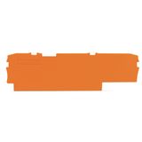 End plate 1 mm thick orange