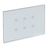 KNX touch control mechanism Arteor - 6 actuation points - white