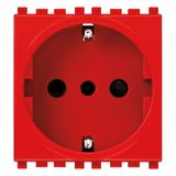 2P+E 16A P30 outlet red