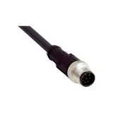 Plug connectors and cables: STL-1208-G05MAC1 CAB.,MAL.ST 5M0 M12- 8P