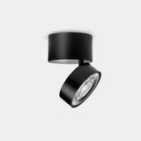 Spotlight Kiva Surface Ø75mm 6.4W LED warm-white 2700K CRI 90 18.9º PHASE CUT Black 458lm