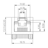 PCB plug-in connector data, THT/THR solder connection, 1.02 mm, Number