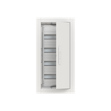 CU14V ComfortLine Compact distribution board, Flush mounting, 48 SU, Isolated (Class II), IP30, Rows: 4, 714 mm x 365 mm x 125 mm