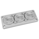 RMC3 IP65 RAL 7032 light grey cable entry plate V-0