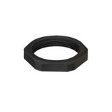 Hex locknut, PG07, PA6, black RAL9005