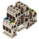 Multi-tier modular terminal, Screw connection, 10 mm², 800 V, 57 A, Nu