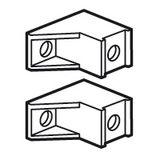 Support (2) for IP 2X terminal block - for XL³ 160 cabinets