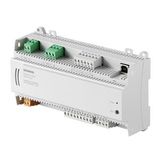 DXR2.M11-101A - Compact room automation station, BACnet/MSTP, 24 V, DIN housing, 1 DI, 2 UI, 2 AO, 6 triac