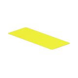 Device marking, Self-adhesive, halogen-free, 20 mm, Polyester, yellow