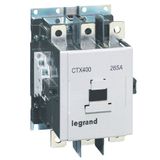 3-pole contactors CTX³ 400 - 265 A - 100-240 V~/= - 2 NO + 2 NC -screw terminals