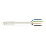 pre-assembled connecting cable;Eca;Plug/open-ended;white
