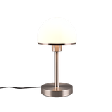 Joost table lamp 39 cm E27 brushed steel