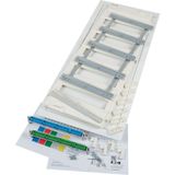 Hollow wall expansion kit with plug-in terminal 5-row, form of delivery for projects