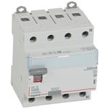 RCD DX³-ID - 4P - 400 V~ neutral right hand side - 100 A - 300 mA - A type