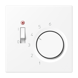 Centre plate for room thermostat insert LSTR231PLWWM