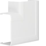 Flat angle overlapping for wall trunking BRN 70x130mm of PVC in pure w