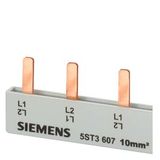 Pin busbar, 16 mm2 Range with: 20x ...