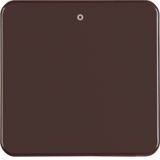 Rocker imprint "0", splash-proteced flush-mtd IP44, brown glossy