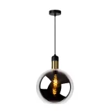 JULIUS Pendant 1x E27 O 28cm Smoke Glass