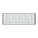 Meter box insert 1-row, 5 meter boards / 8 Modul heights