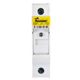 Fuse-holder, high speed, 32 A, DC 1500 V, 14 x 51 mm, 1P, IEC, UL, Neon indicator