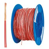 PVC Insulated Single Core Wire H05V-K 1mmý red/white (coil)