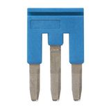 Short bar for terminal blocks 2.5 mmÂ² push-in plus models, 3 poles, bl XW5T0141F