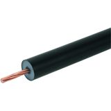 HVI power Conductor D 27mm black, cut to length: (6000 mm conductor in