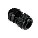 Cable gland, long thread, PG13,5, 4-10mm, PA6, black RAL9005, IP68